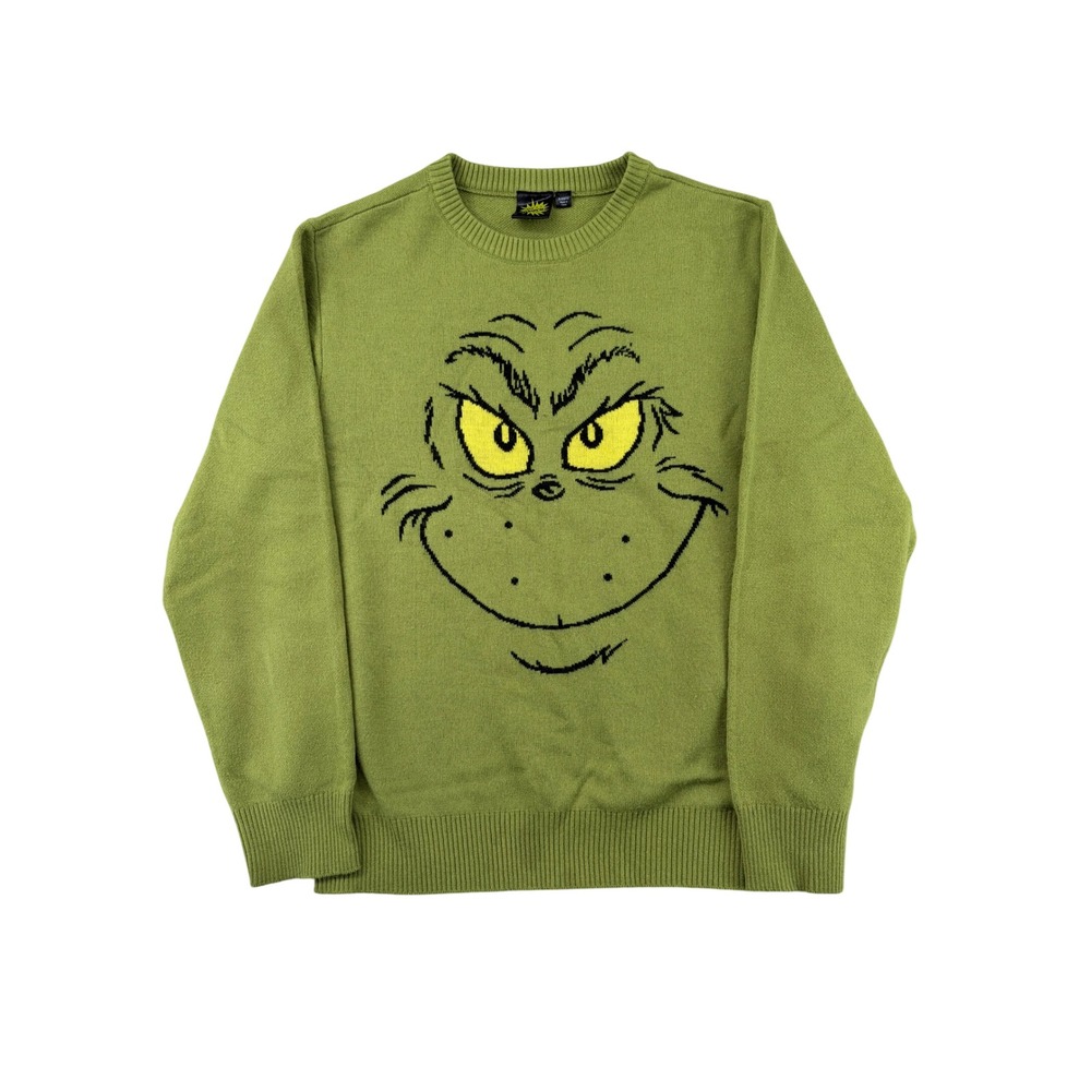 Grinch! Christmas, holiday time, ugly sweater, Youth XL Women's Small
